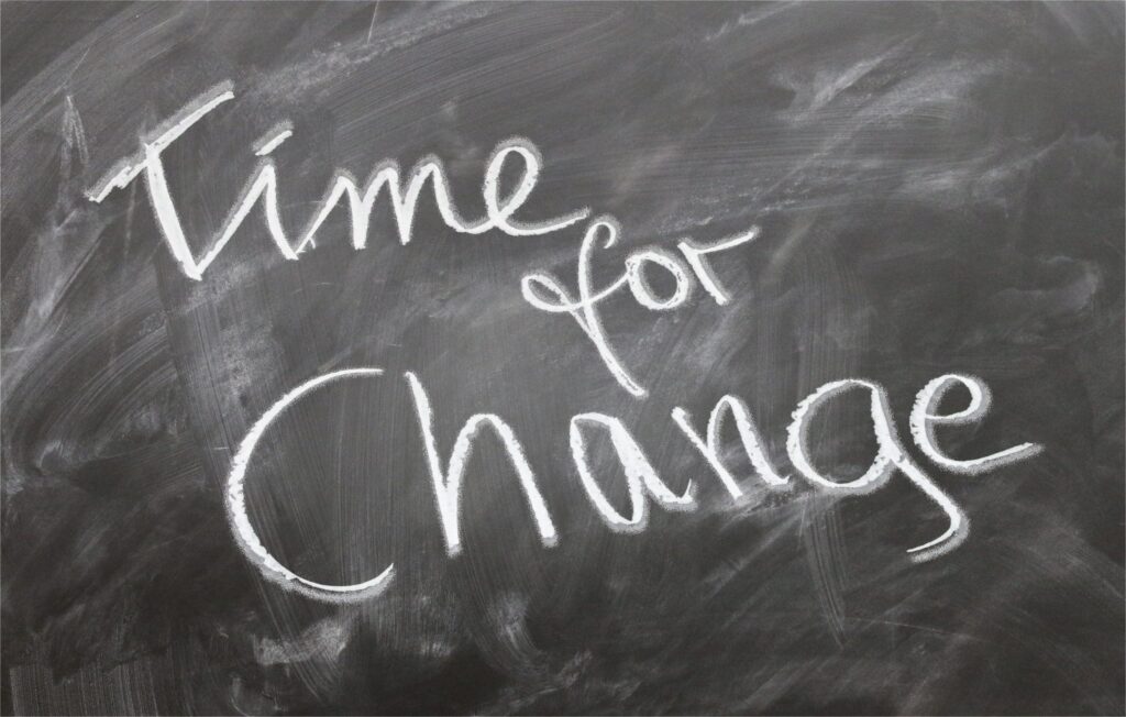 Time for Change Blackboard