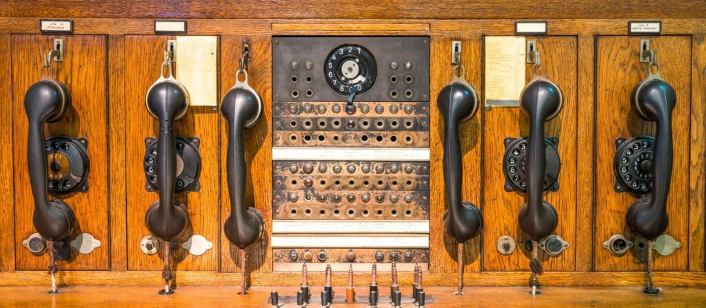 v old phone system